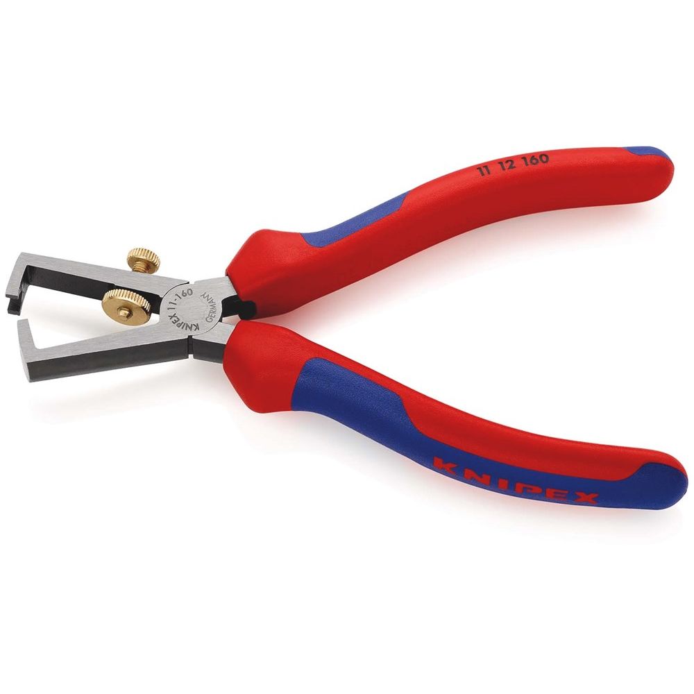 KNIPEX 11 12 160 Afstriptang universeel met meer-componentengrepen zwart geatramenteerd 160 mm-2