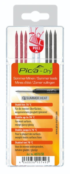 Pica Dry 4070 Navullingen Summer Heat - 8 staafjes (blister)