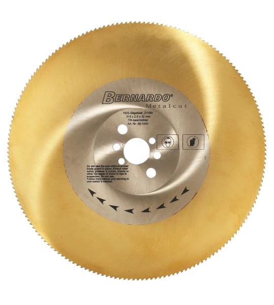 Zaagblad HSS-TIN-gecoat 315x2,5x32mm, Z160
