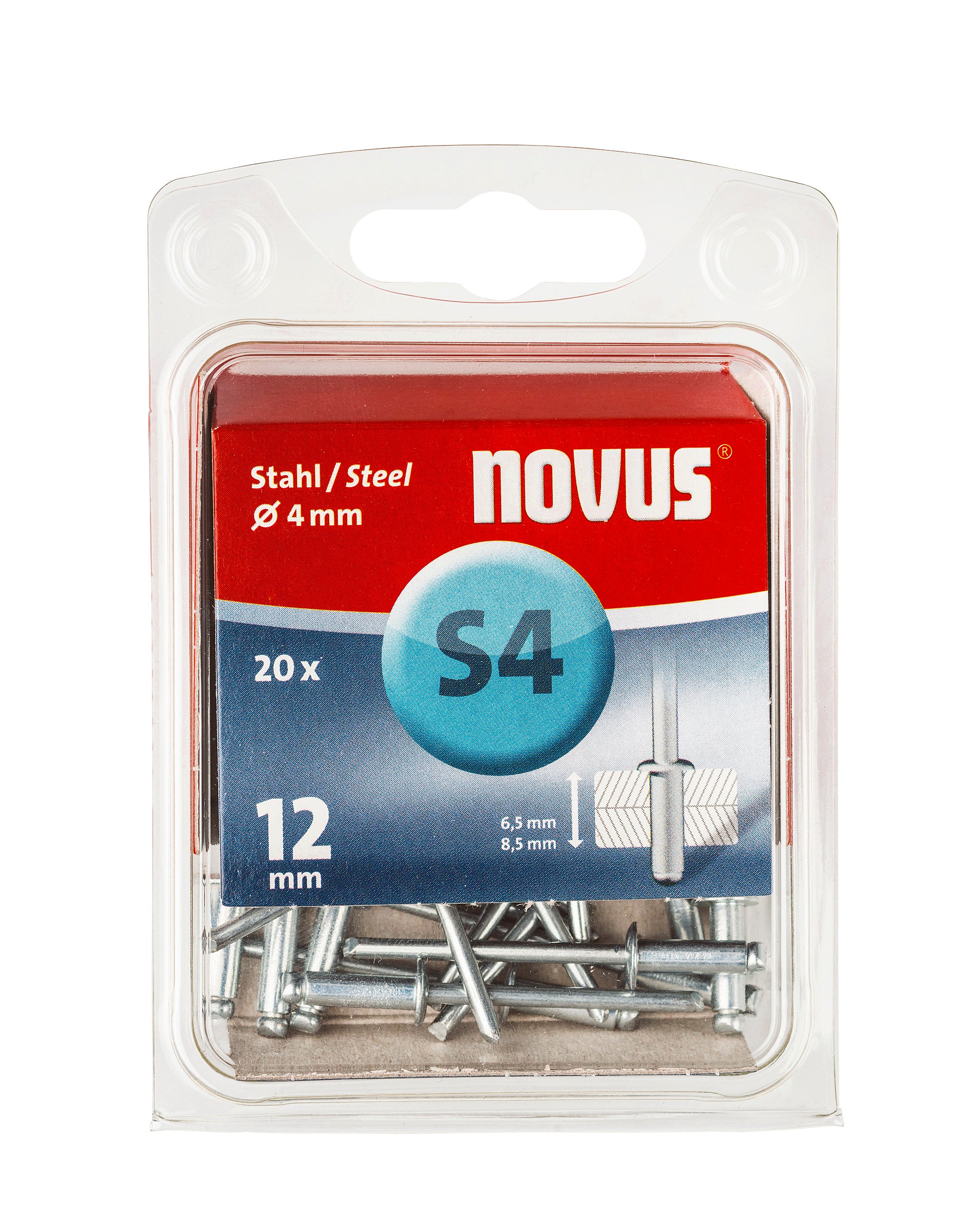 Novus blindklinkmoertang N-140