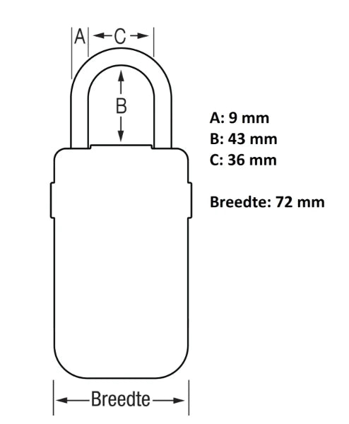 MasterLock Sleutelkast Select Access met verlichte draaiknop