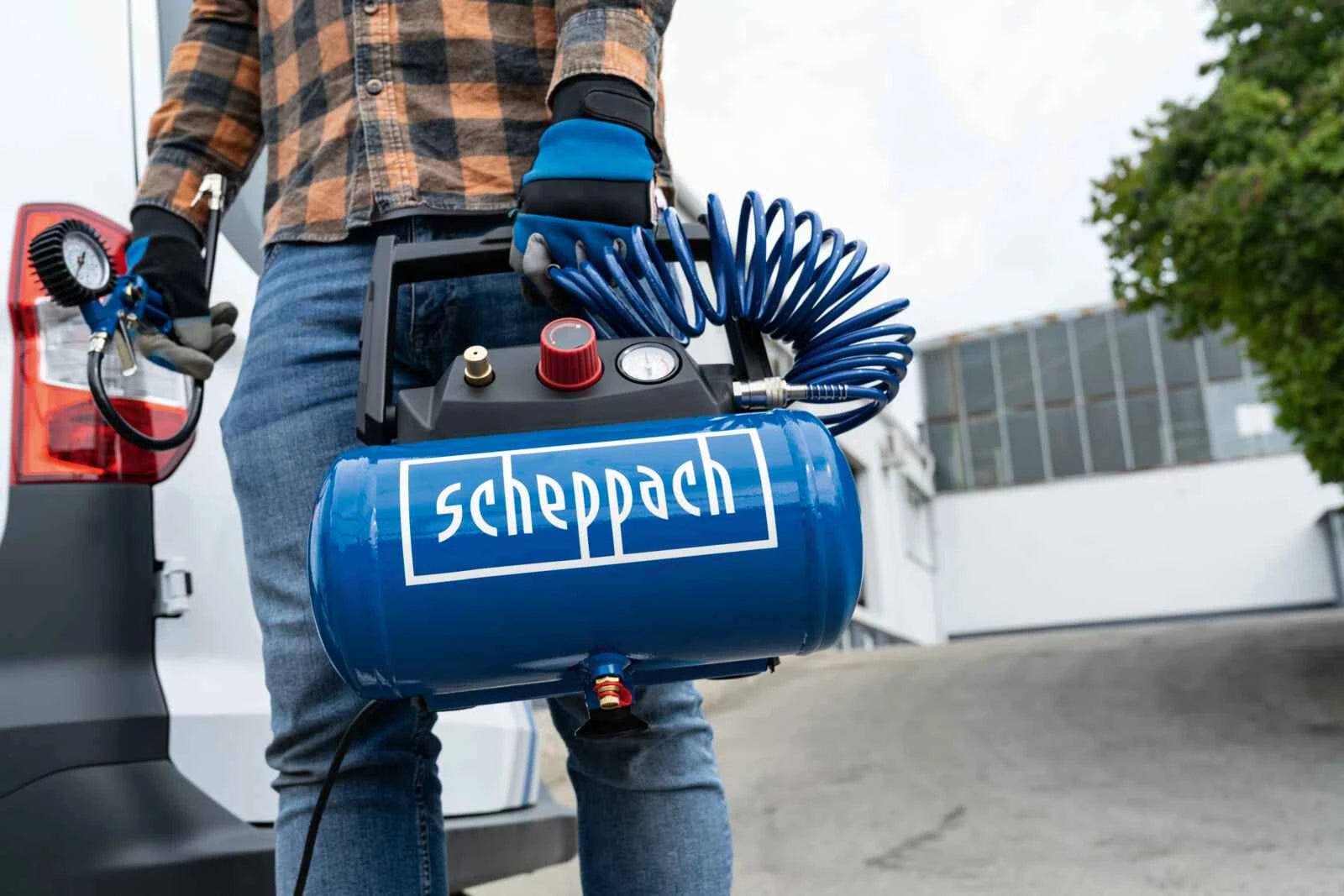 Scheppach Compressor HC06 met accessoireset