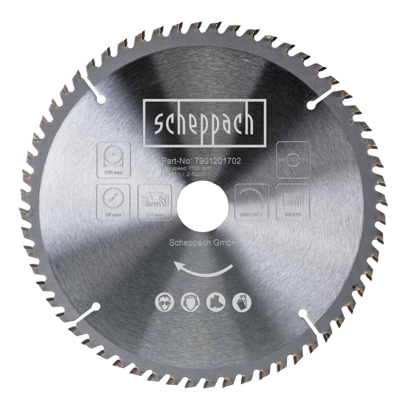 Scheppach Cirkelzaagblad O270x30x3,2mm 80T