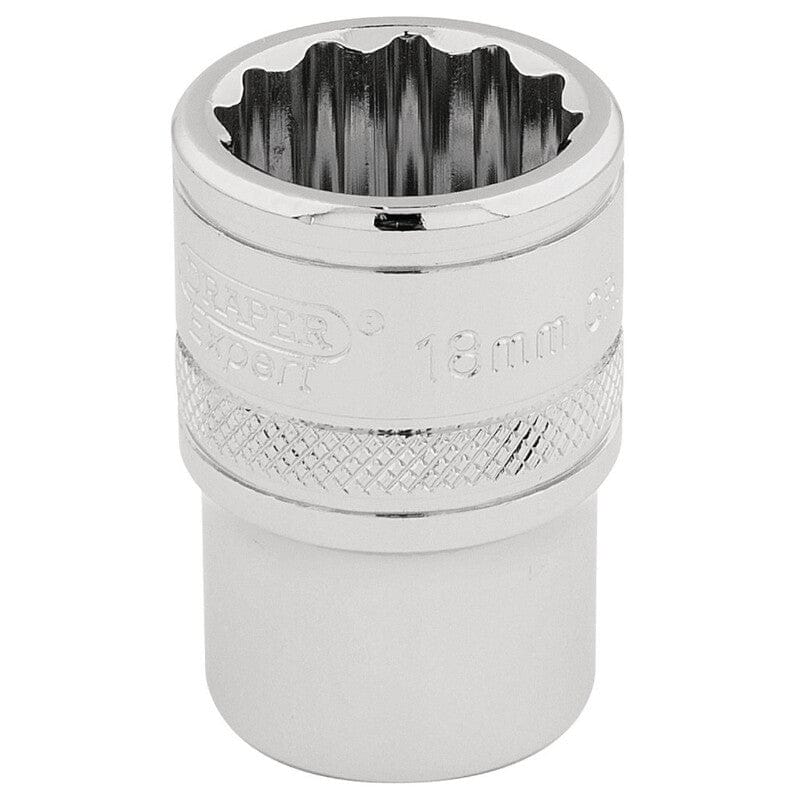 1/2" Dop 18mm, 12 - kantDraper ToolsMZS Gereedschap