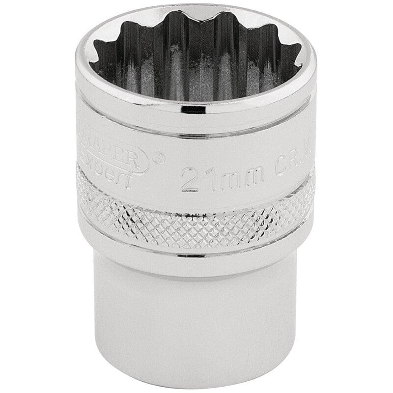 1/2" Dop 21mm, 12 - kantDraper ToolsMZS Gereedschap