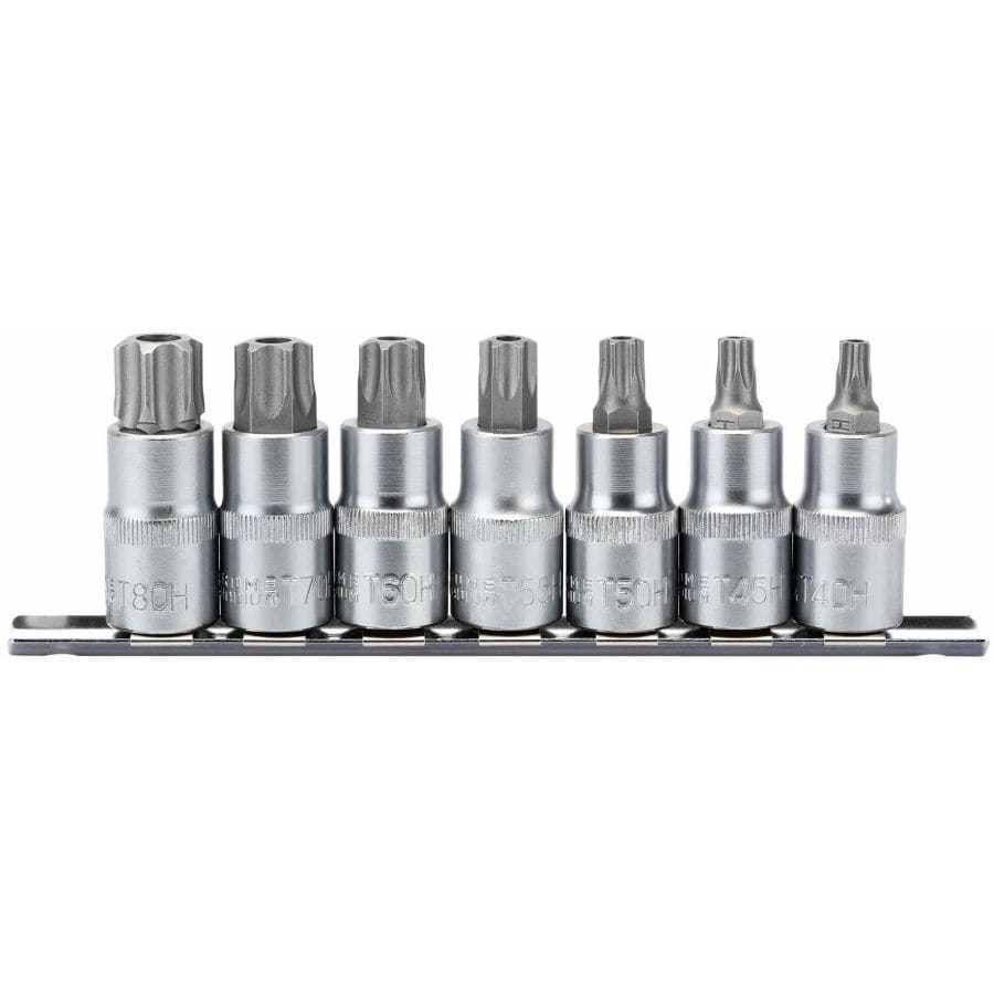 1/2" Doppenrail resi torx, 7dlgDraper ToolsMZS Gereedschap