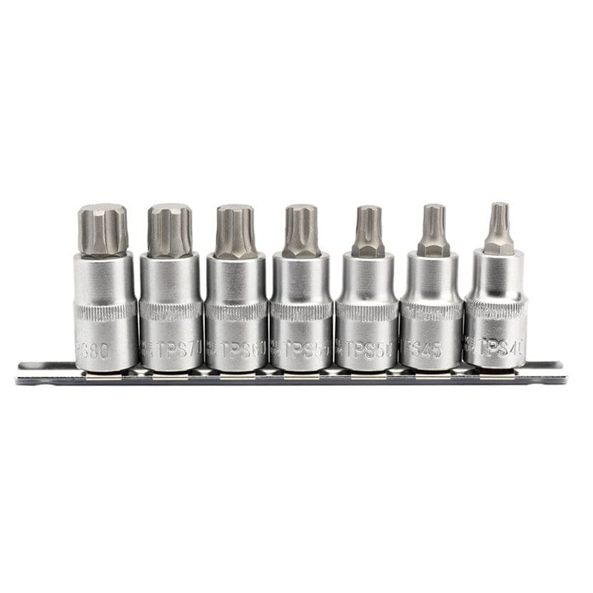 1/2" Doppenrail torx plus, 7dlgDraper ToolsMZS Gereedschap