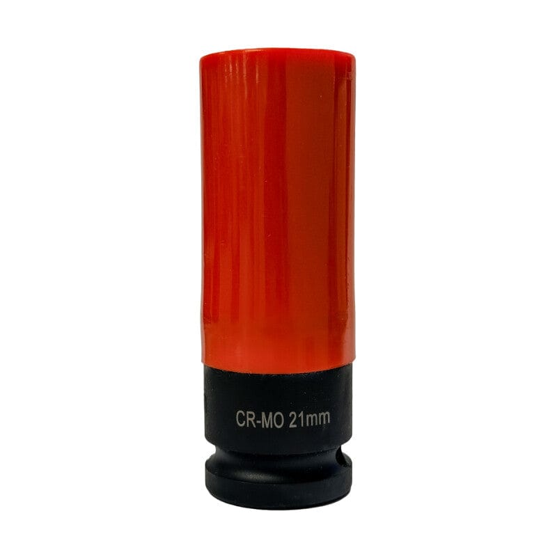 1/2" Krachtdop 21mm, lang dunwandig (rood)Steiner AirtoolsMZS Gereedschap