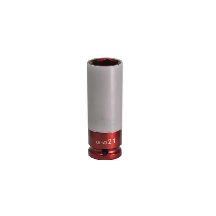 1/2" Krachtdop 21mm, lang dunwandig (rood)Steiner AirtoolsMZS Gereedschap
