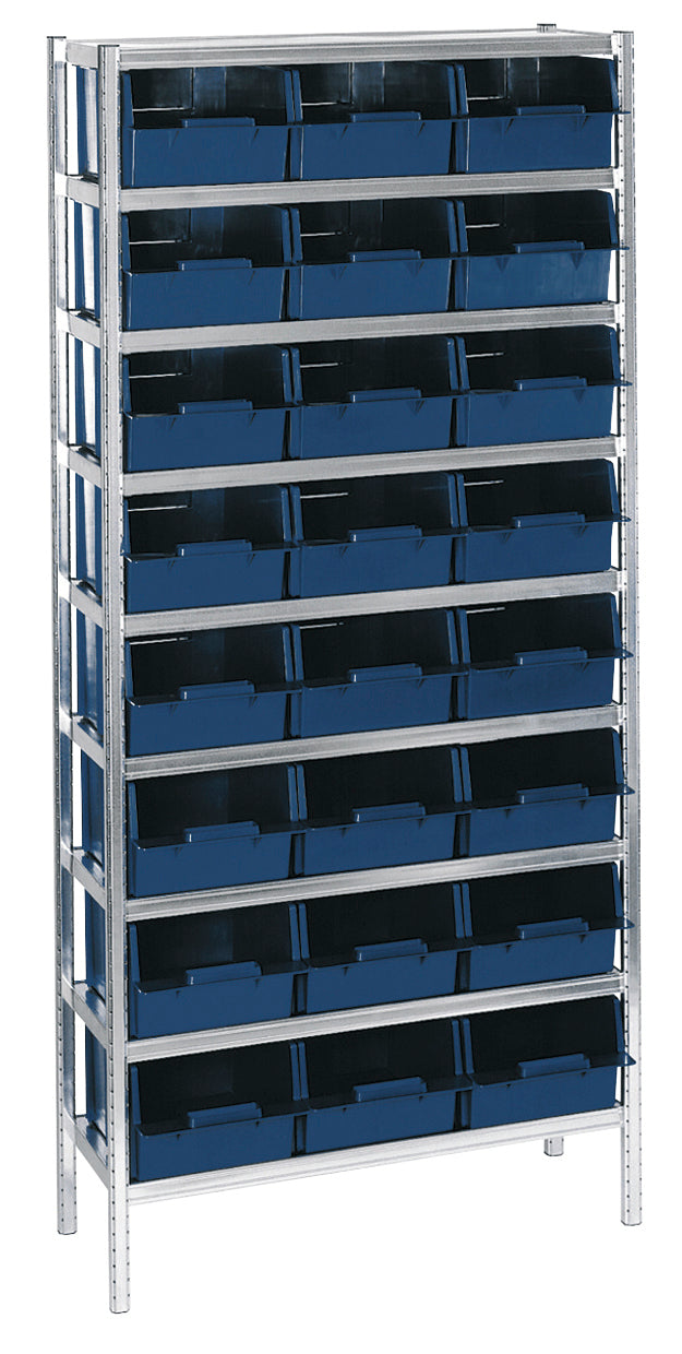 Raaco Aluminium Rek inclusief 24 bakken