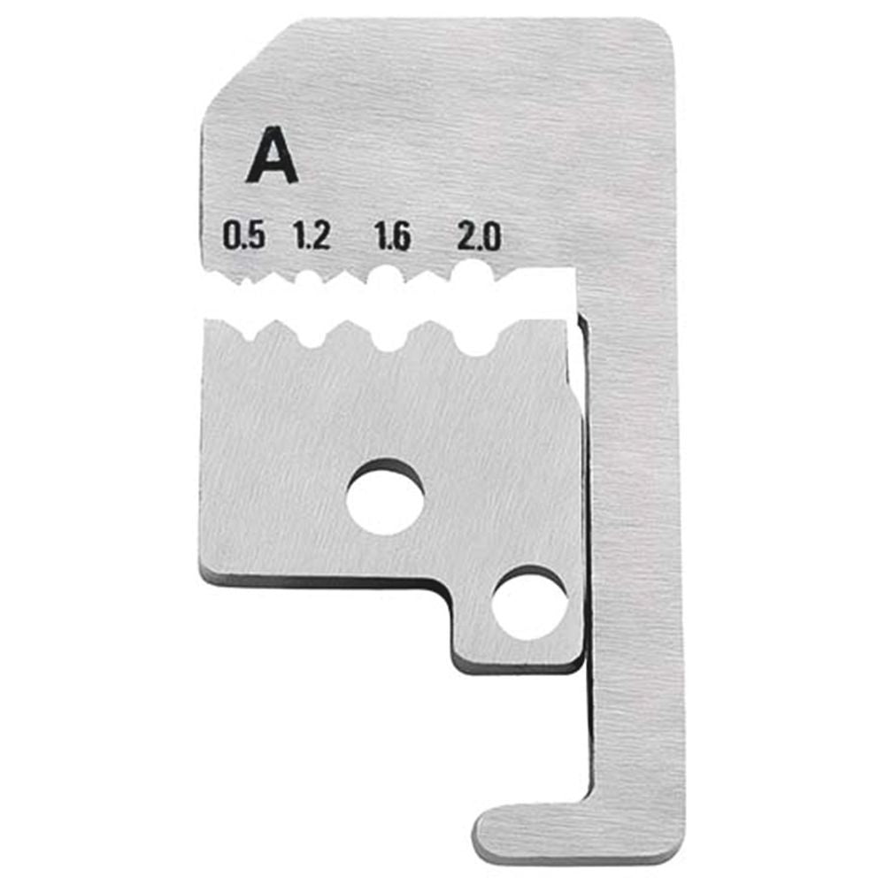 KNIPEX 12 19 180 1 paar reservemessen voor 12 11 180 (zelfbedieningskaart/blister)-0