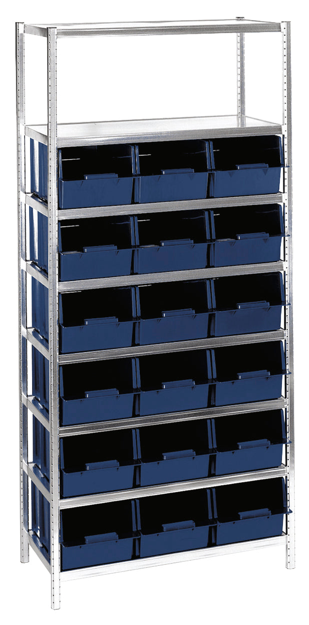 Raaco Aluminium Rek inclusief 18 bakken