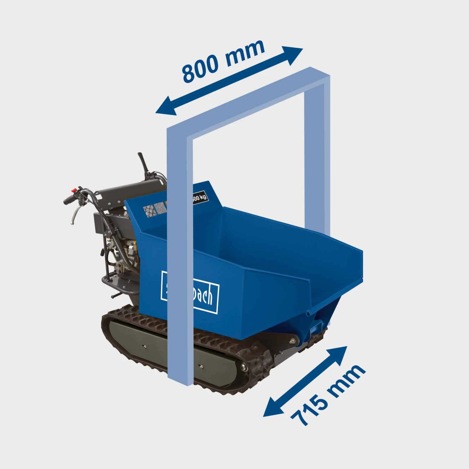 Scheppach Gemotoriseerde Kruiwagen DP5000