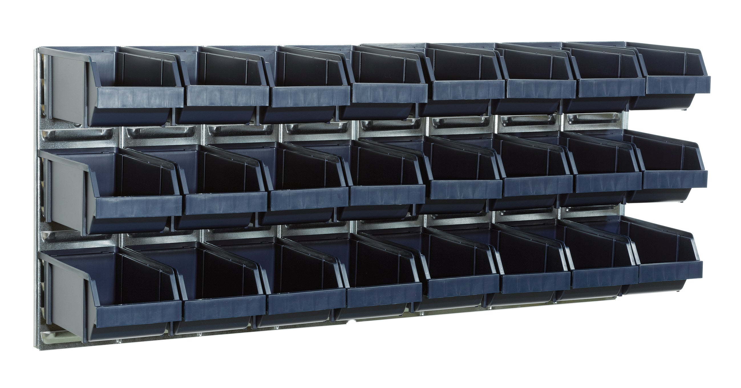 Raaco Wandpanelen voor magazijnbakken - met 24 bakjes