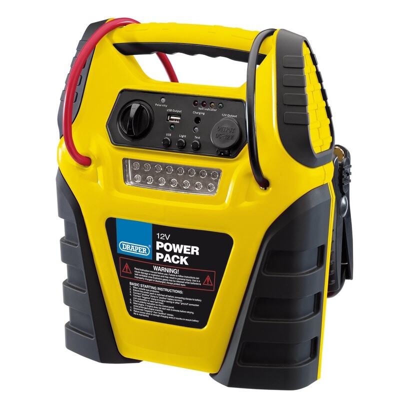 12V Jump Starter with Air Compressor 900 Peak Amps - Discontinued