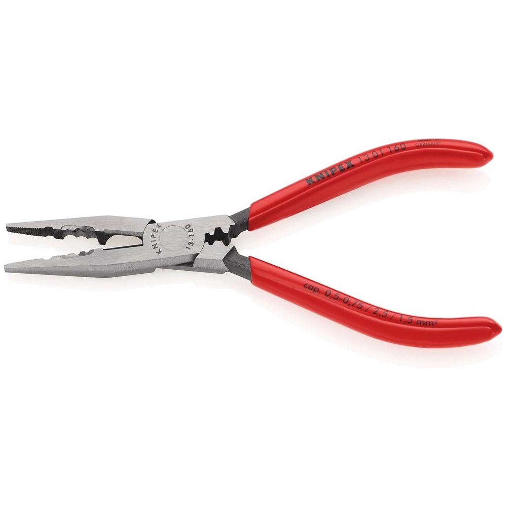 KNIPEX 13 01 160 Bedradingstang met kunststof bekleed zwart geatramenteerd 160 mm-2