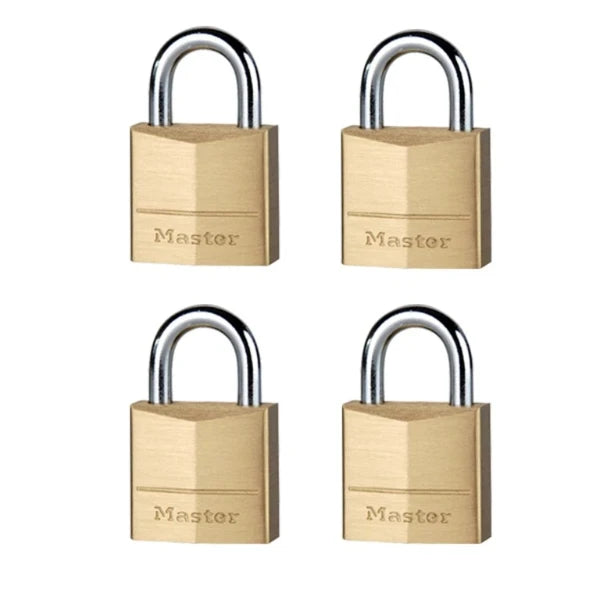 MasterLock Hangslot 20mm massief koper - beugellengte 11mm (4 stuks)