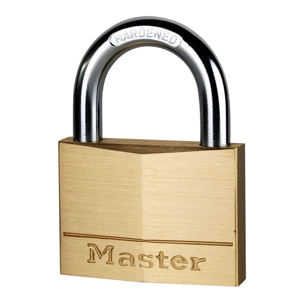 MasterLock Hangslot 70mm goud - massief koper