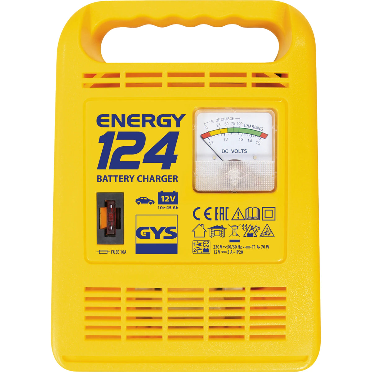 GYS Acculader ENERGY 124, Traditioneel - afbeelding 2