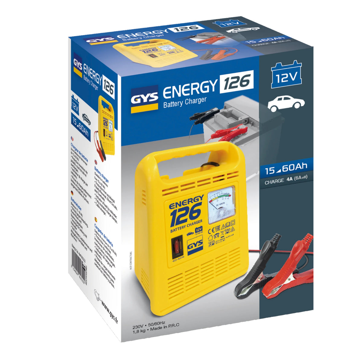 GYS Acculader Energy 126 traditioneel - afbeelding 4