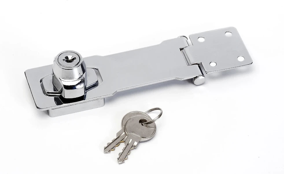 MasterLock Overvalslot 118mm - verchroomd chroom