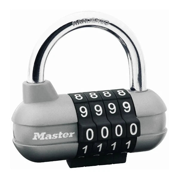 MasterLock Hangslot Pro Sport 4-cijferslot grijs