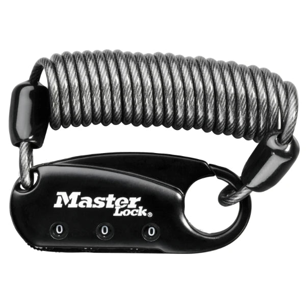 MasterLock Rugzakslot met cijfercombinatie en kabel