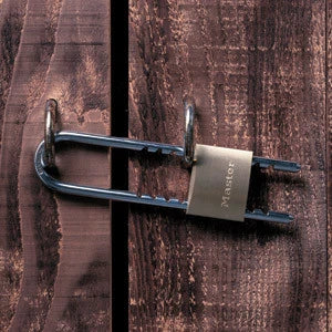 MasterLock Hangslot 50mm met verstelbare beugel 70-155mm