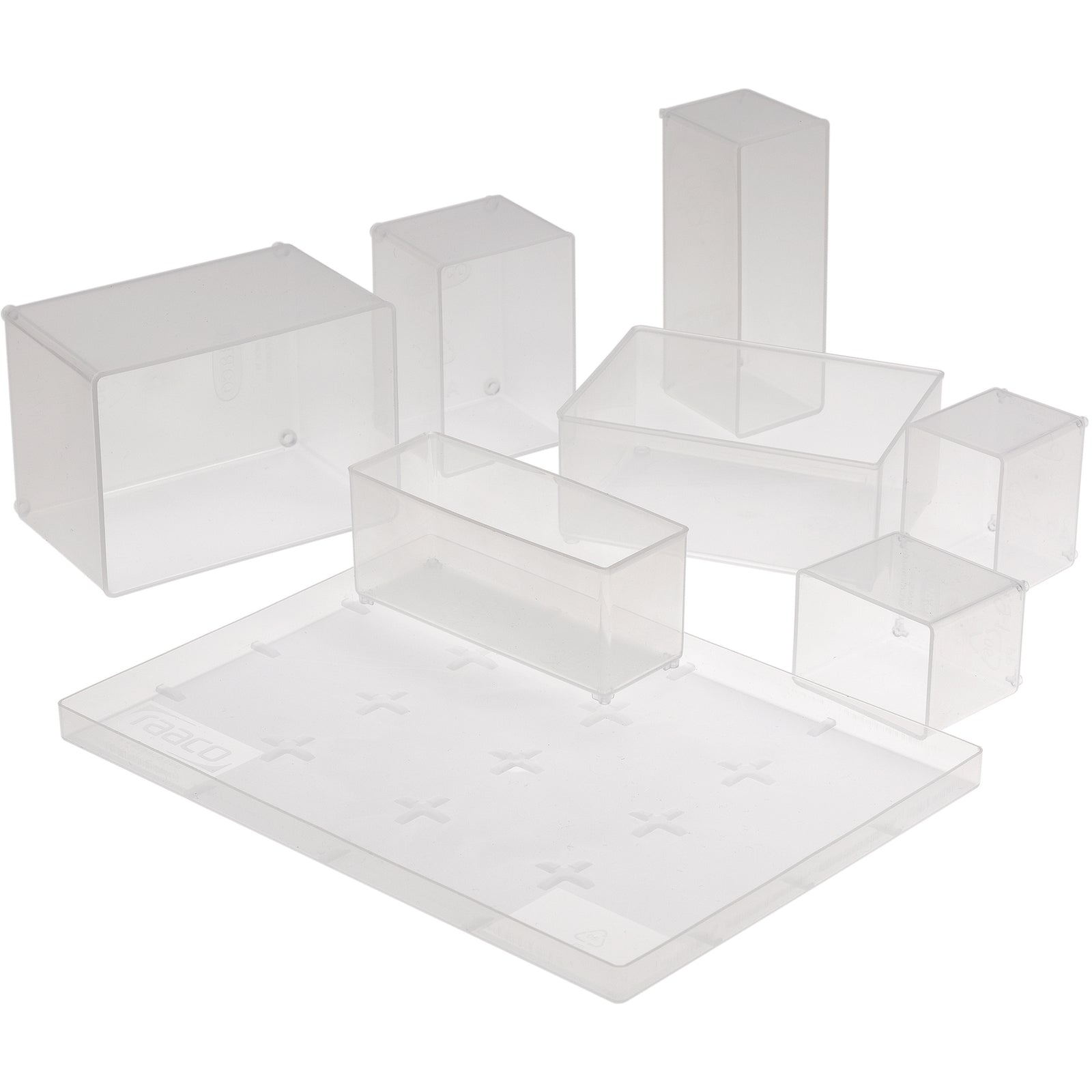 Raaco Inzetbakjes 55 A9-2 met tray (8 bakjes)