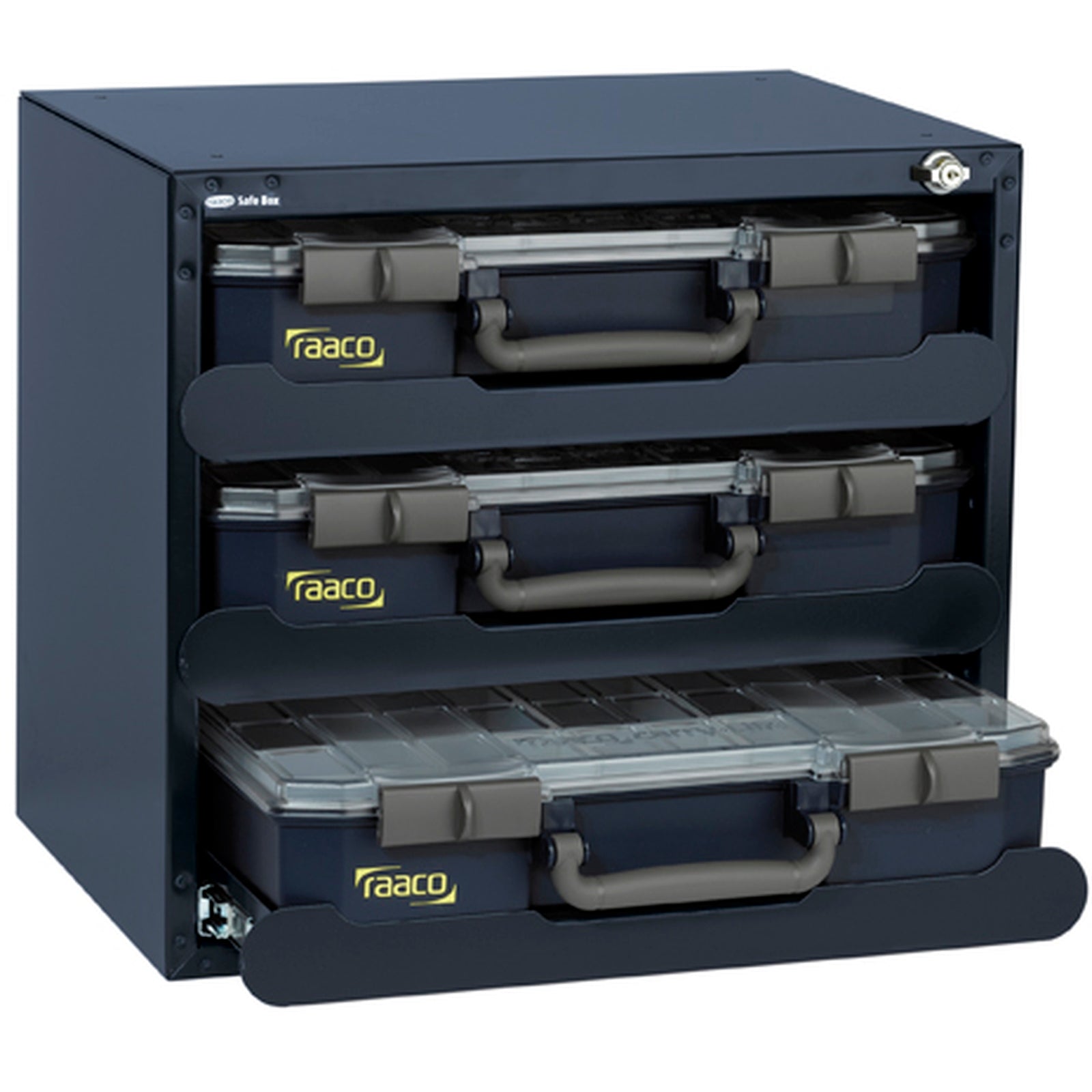 Raaco SafeBox 80 voor 3x CarryLite (leeg)