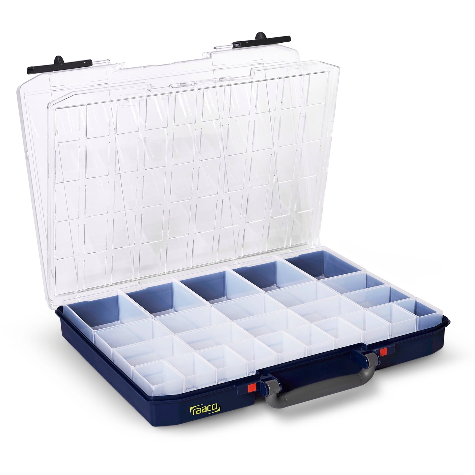 Raaco Assortimentsdoos CarryLite 55 5x10-0 - dubbele deksel u-profiel
