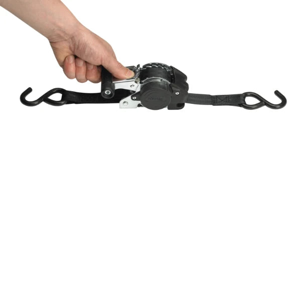 MasterLock Intrekbare Spanband zwart 3m x 25 mm (set van 2)