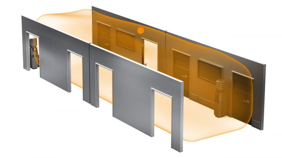 Steinel Aanwezigheidsmelder Hallway KNX V3.5 opbouw