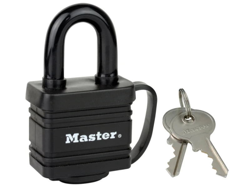 MasterLock Hangslot 40mm gelamineerd staal - zwart