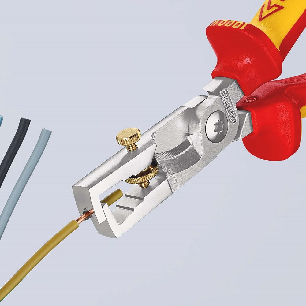 KNIPEX 13 66 180 StriX® Striptangen met kabelschaar geïsoleerd met meer-componentengrepen, VDE-getes-5