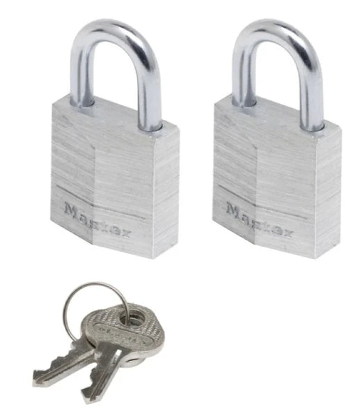 MasterLock Hangslot 20mm aluminium (2 stuks)