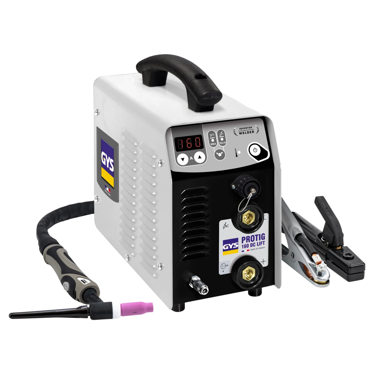 GYS TIG lasapparaat Protig 160 DC Lift met accessoires