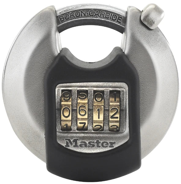 MasterLock Discusslot Excell 70mm zink - 4-cijfercombinatie