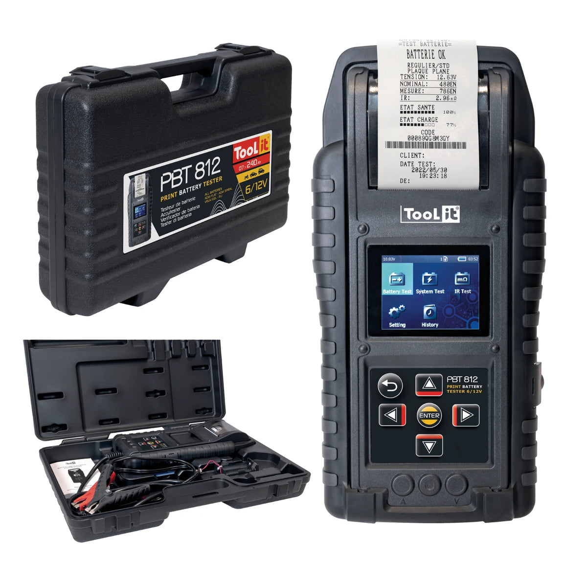 GYS Batterijtester PBT812 - Start/stop Verwachte levertijd 3 weken
