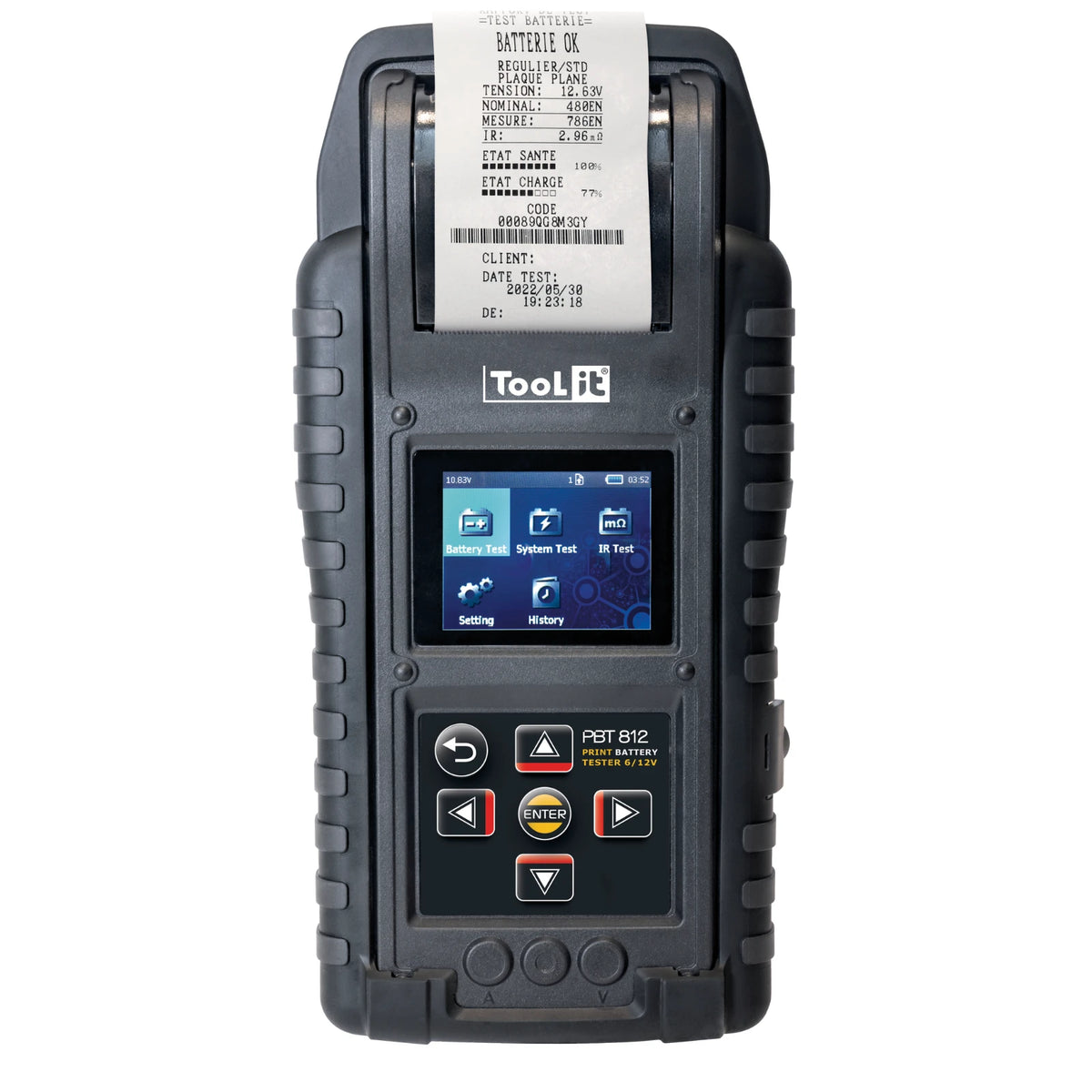 GYS Batterijtester PBT812 - Start/stop Verwachte levertijd 3 weken - afbeelding 2