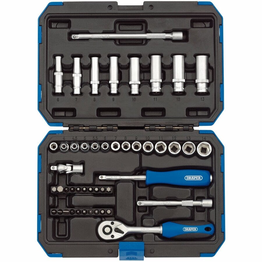 1/4" Doppenset, 47dlgDraper ToolsMZS Gereedschap