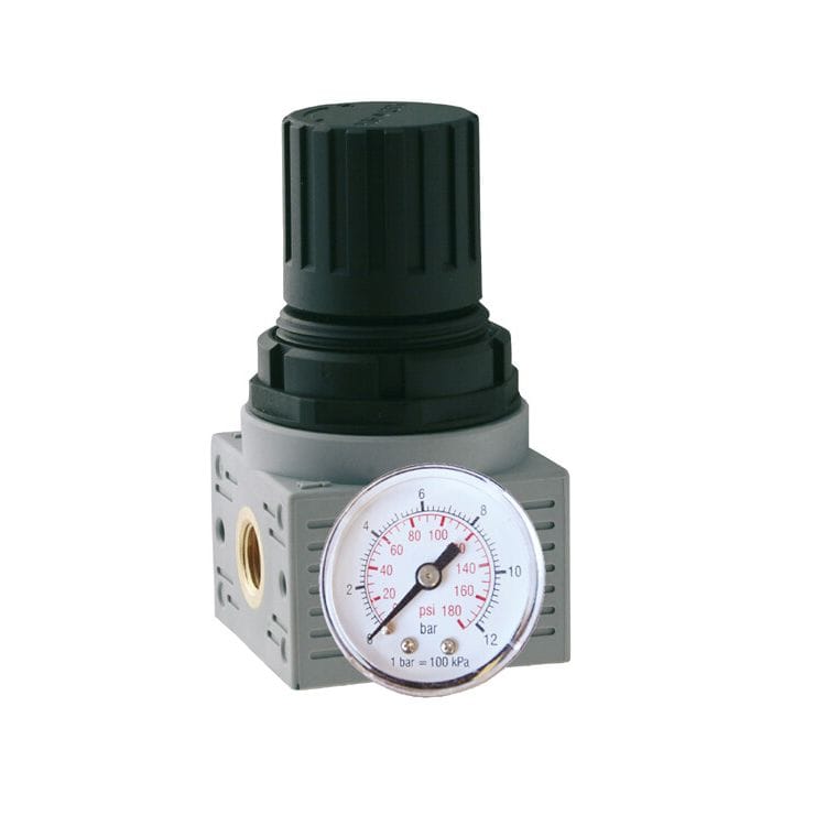 1/4" Drukregelaar, manometerSteiner AirtoolsMZS Gereedschap