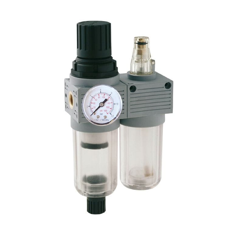 1/4" Luchtverzorgingsunit (incl manometer)Steiner AirtoolsMZS Gereedschap