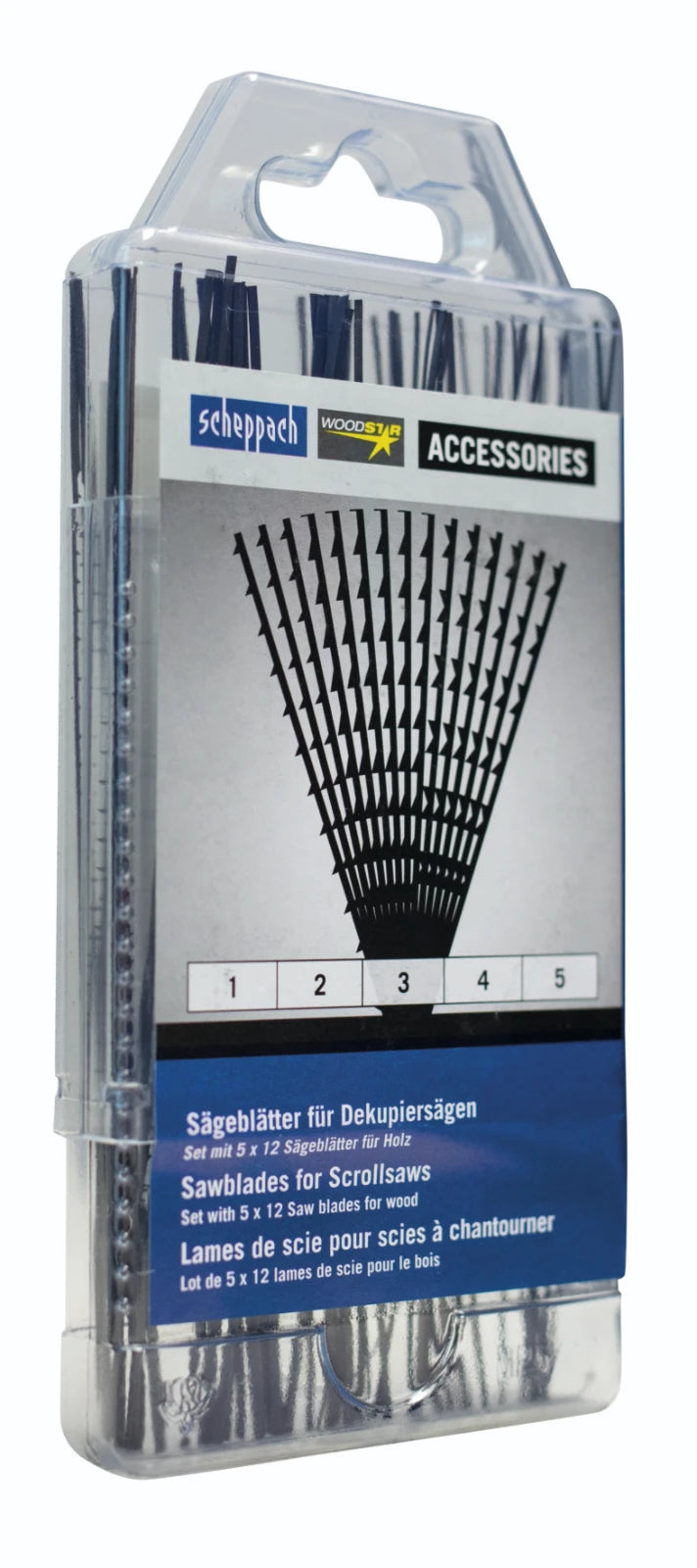 Scheppach Zaagbladset, hout 25TPI, 6 stuks