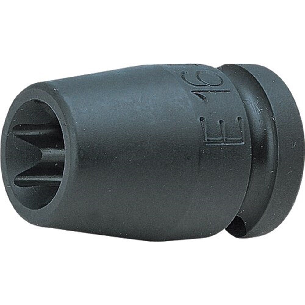1/2" slagdop E10 E-Torx L=38mm-1