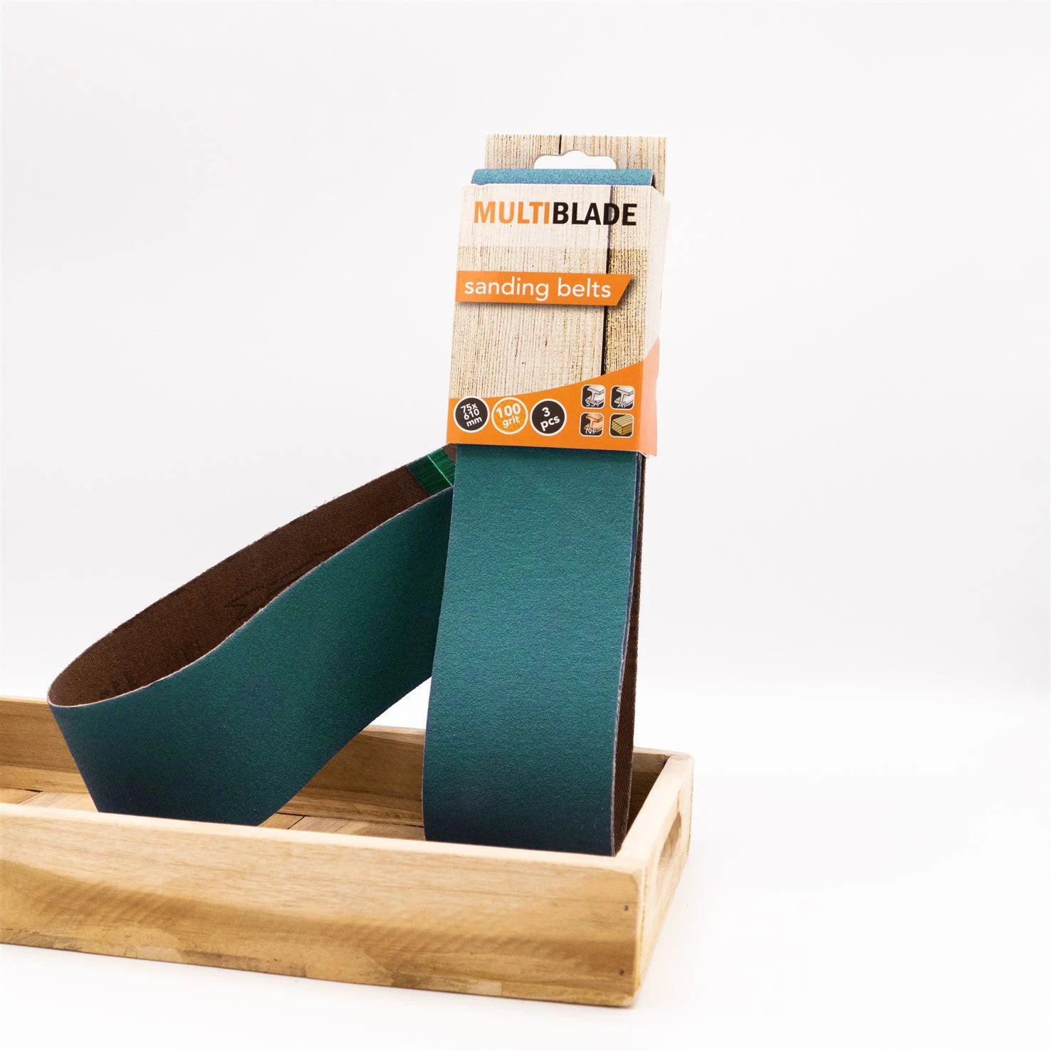 Multiblade MB61 3x schuurband zirc. 75x610mm k40