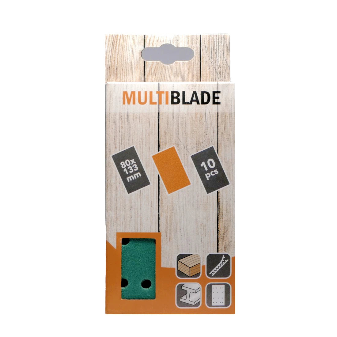 Multiblade MB80 50x schuurpapier 80x133mm k80