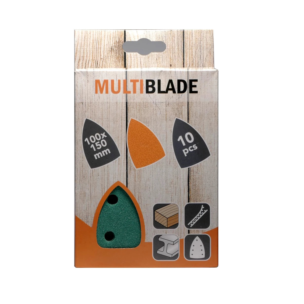 Multiblade MB100 10x schuurpapier 100x150mm k60