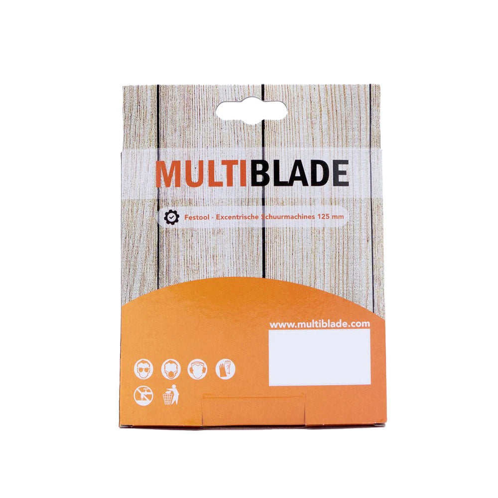 Multiblade MB127 10x schuurschijf 125mm k150 9 gat