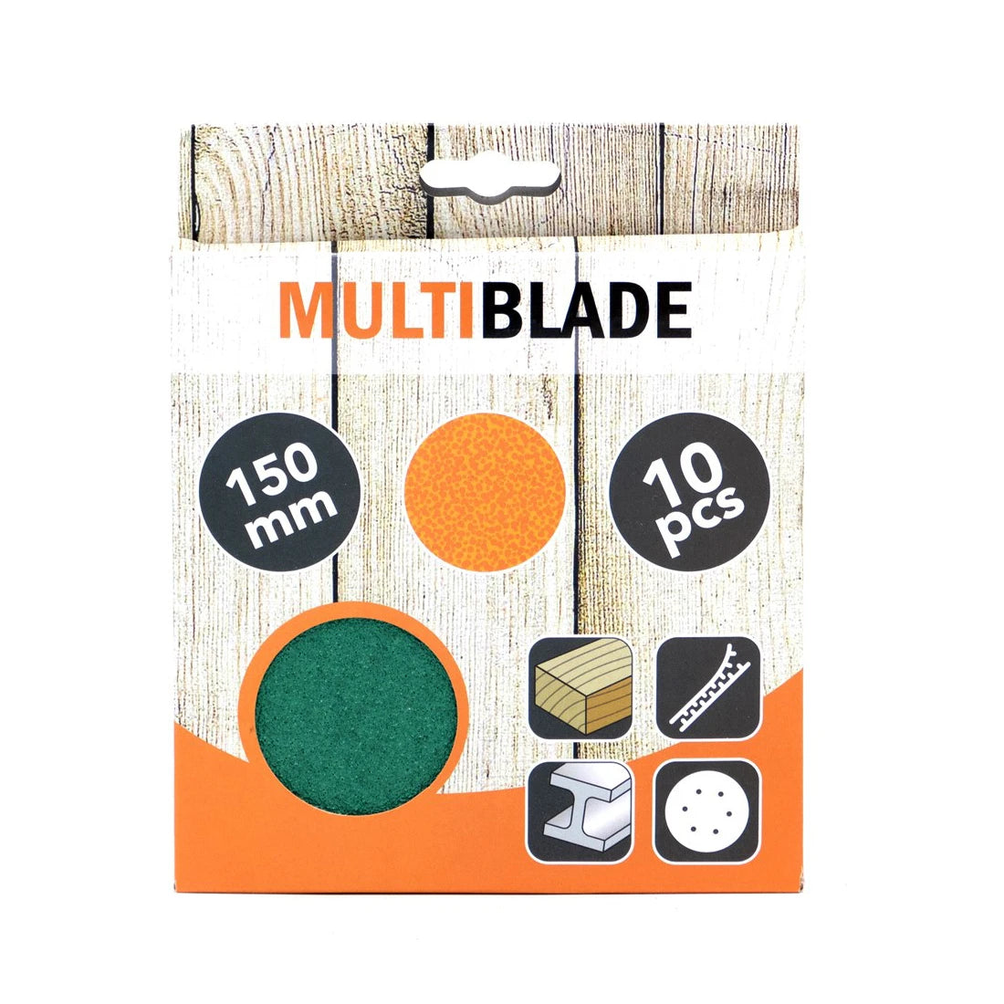 Multiblade MB156 10x schuurschijf 150mm 6 gat k280